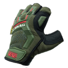 Рукавиці тактичні безпалі M-Pact Glove Olive L - зображення 2