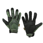 Тактичні рукавички військові з закритими пальцями і накладками Механікс MECHANIX MPACT Оливковий М - зображення 1