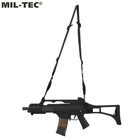 Ремінь тактичний для зброї 2-точковий Bungee Mil-Tec® — Black - зображення 3