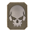 Нашивка Mil-Tec® 3D Skull SM - Olive - зображення 1