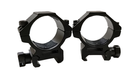 Кольца Discovery Scope Mount Rings Low Profile For Picatinny 1inch 30 (00-00009821) - изображение 5