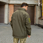 Куртка 2 в 1 с подстебкой (СШ-С22) Soft Shell Grifon олива 50 размер - изображение 5