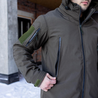 Куртка 2 в 1 с подстебкой (СШ-С22) Soft Shell Grifon олива 48 размер - изображение 14