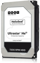 Жорсткий диск Western Digital Ultrastar DC HC520 (He12) 12TB 7200rpm 256MB HUH721212ALE600_0F29590 3.5 SATA III - зображення 2
