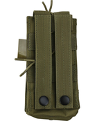 Підсумок тактичний під магазини АК KOMBAT UK Single DUO Mag Pouch койот TR_kb-sdmp-coy (OR.M_9D6FD00165A7) - зображення 2