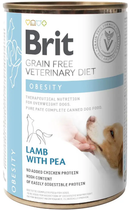Влажный беззерновой корм для собак Brit Veterinary Diet Obesity