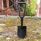 Тактическая складная саперная лопатка с чехлом M-TAC, армейская складная лопата, лопата походная для кемпинга - изображение 6