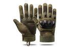 Тактичні рукавички Олива M - изображение 1