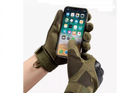 Тактичні рукавички Олива XL - изображение 4
