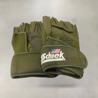 Рукавички тактичні Безпальцеві Schiek, США, колір Олива, розмір M - зображення 1