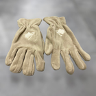 Рукавички зимові флісові Wolftrap пальцеві, колір Койот, тактичні зимові рукавички - зображення 1