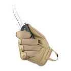 Рукавички тактичні військові M-Tac Tactical Mk.2 Khaki тактичні рукавички, рукавиці захисні повнопалі хакі - зображення 4