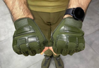 Перчатки тактические Беспальцевые Yakeda, цвет Олива, размер XL - изображение 5