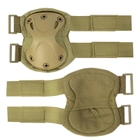 Комплект защиты AOKALI F001 Sand тактический наколенники + налокотники штурмовые - изображение 2