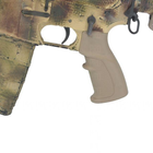 Рукоятка пістолетна прогумована для AR15 DLG TACTICAL (DLG-106), колір Чорний, з відсіком для батарейок - зображення 6