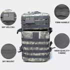 Рюкзак тактичний, військовий MT36, 36 л. Pixel Molle - изображение 5