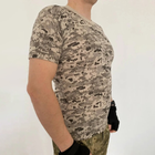 Футболка чоловіча тактична армійська з коротким рукавом для ЗСУ, Піксель XXL - зображення 3