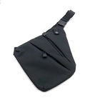 Сумка тактическая через плече WLKR W38-Cross Body мужская, слинг, армейский мини-рюкзак нагрудный Черный - изображение 4