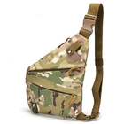 Сумка тактическая через плече WLKR W38-Cross Body мужская, слинг, армейский мини-рюкзак нагрудный Камуфляж - изображение 7