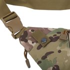 Сумка тактична через плече WLKR W38-Cross Body чоловіча, слінг, армійський нагрудний міні-рюкзак Камуфляж - зображення 8