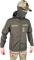 Куртка тактична олива літня soft shell, Водонепроникна тактична куртка НГУ 46р. - зображення 2