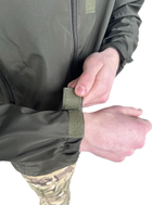 Куртка тактична олива літня soft shell, Водонепроникна тактична куртка НГУ 46р. - зображення 4