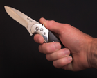 Нож Выкидной Карманный с Деревянной рукояткой HB74 - изображение 6