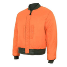Двусторонняя куртка Mil-Tec олива 10403001 бомбер ma1 размер 2XL - изображение 6