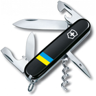 Нож Victorinox Spartan Ukraine Black "Прапор України" (1.3603.3_T1100u) - изображение 1