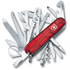 Нож Victorinox Swisschamp Transparent Red (1.6795.T) - изображение 1