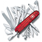 Ніж Victorinox Swisschamp Transparent Red (1.6795.T)