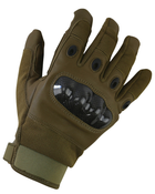 Перчатки тактические Kombat UK Predator Tactical Gloves M/L Койот (1000-kb-ptg-coy-m-l) - изображение 1