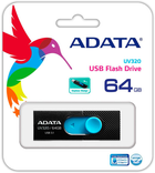 ADATA UV320 64GB USB 3.1 Black-Blue (AUV320-64G-RBKBL) - зображення 3