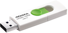 ADATA UV320 128GB USB 3.1 White-Green (AUV320-128G-RWHGN) - зображення 2