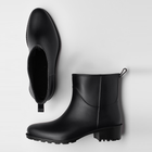 Жіночі гумові чоботи низькі Realpaks RZBG5-BK 36 23.7 см Czarny (5905454280747) - зображення 5