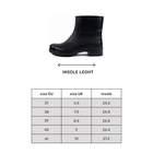 Жіночі гумові чоботи низькі Realpaks RZHG-62BK 38 23.9 см Czarny (5905159568560) - зображення 7