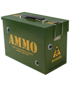 Ящик металевий KOMBAT UK Ammo Tin 20x15x10см, Ящик металевий, 20x15x10см - зображення 1