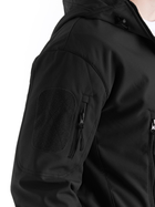 Чоловіча тактична куртка Eagle Soft Shell WJ-17 зимова з флісом Black 5XL - зображення 5