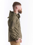 Мужская куртка Eagle Soft Shell JA-01 тактическая с флисом Green Olive L - изображение 4