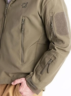 Чоловіча куртка Eagle Soft Shell JA-01 тактична із флісом Green Olive L - зображення 10