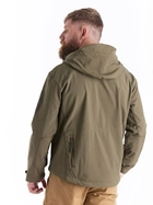 Мужская куртка тактическая Eagle Soft Shell JA-01 с флисом Green Olive айви XXXL - изображение 7
