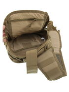 Рюкзак через плече 8 літрів Assault MIL-TEC Coyote 14059105 - зображення 5