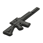 M-Tac нашивка AR-15 3D PVC Dark Grey - изображение 2