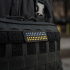 M-Tac нашивка флаг Украины 25х80 Laser Cut Black - изображение 3