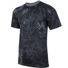 Футболка камуфляжная MIL-TEC T-Shirt Mandra Black L - изображение 3