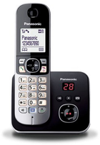 Телефон стаціонарний Panasonic KX-TG6821 PDB Black / Silver - зображення 2