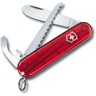 Ніж Victorinox My First Transparent Red (0.2373.T) - зображення 1