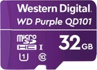 Western Digital Purple SC QD101 microSDHC 32GB Class 10 (WDD032G1P0C) - зображення 1