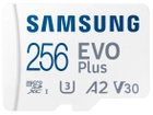 Karta pamięci Samsung Evo Plus microSDXC 256GB UHS-I U3 V30 A2 + adapter SD (MB-MC256KA/EU) - obraz 2