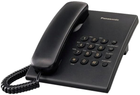 Telefon stacjonarny Panasonic KX-TS500 PDB Czarny - obraz 1